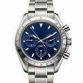Silver Deep Blue Dial