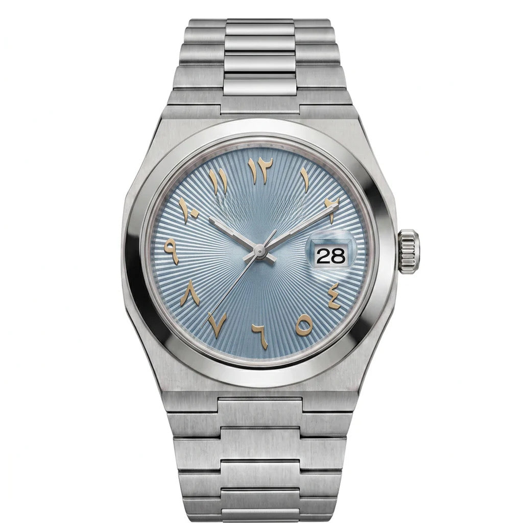 Linea Ice Blue Arabic Dial
