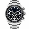 Chrono Silver Black Dial