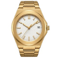 Steel Gold White Dial