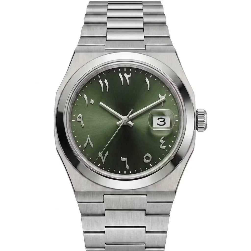 Linea Green Arabic Dial