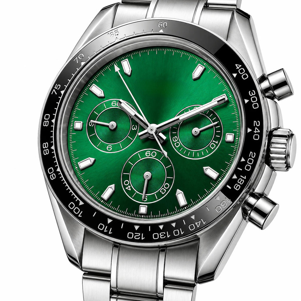 Silver Green Dial