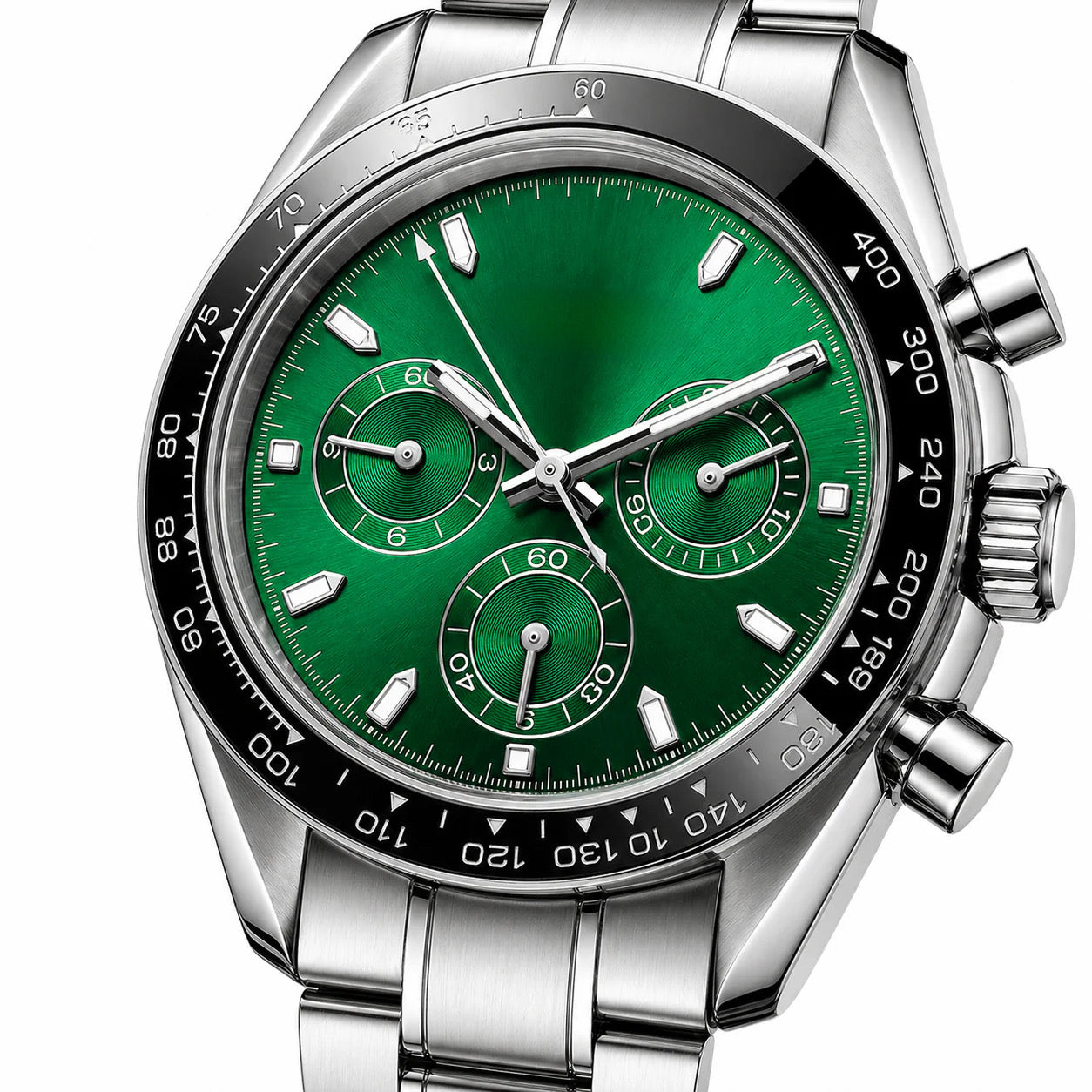 Silver Green Dial