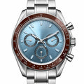 Chrono Silver Blue Dial