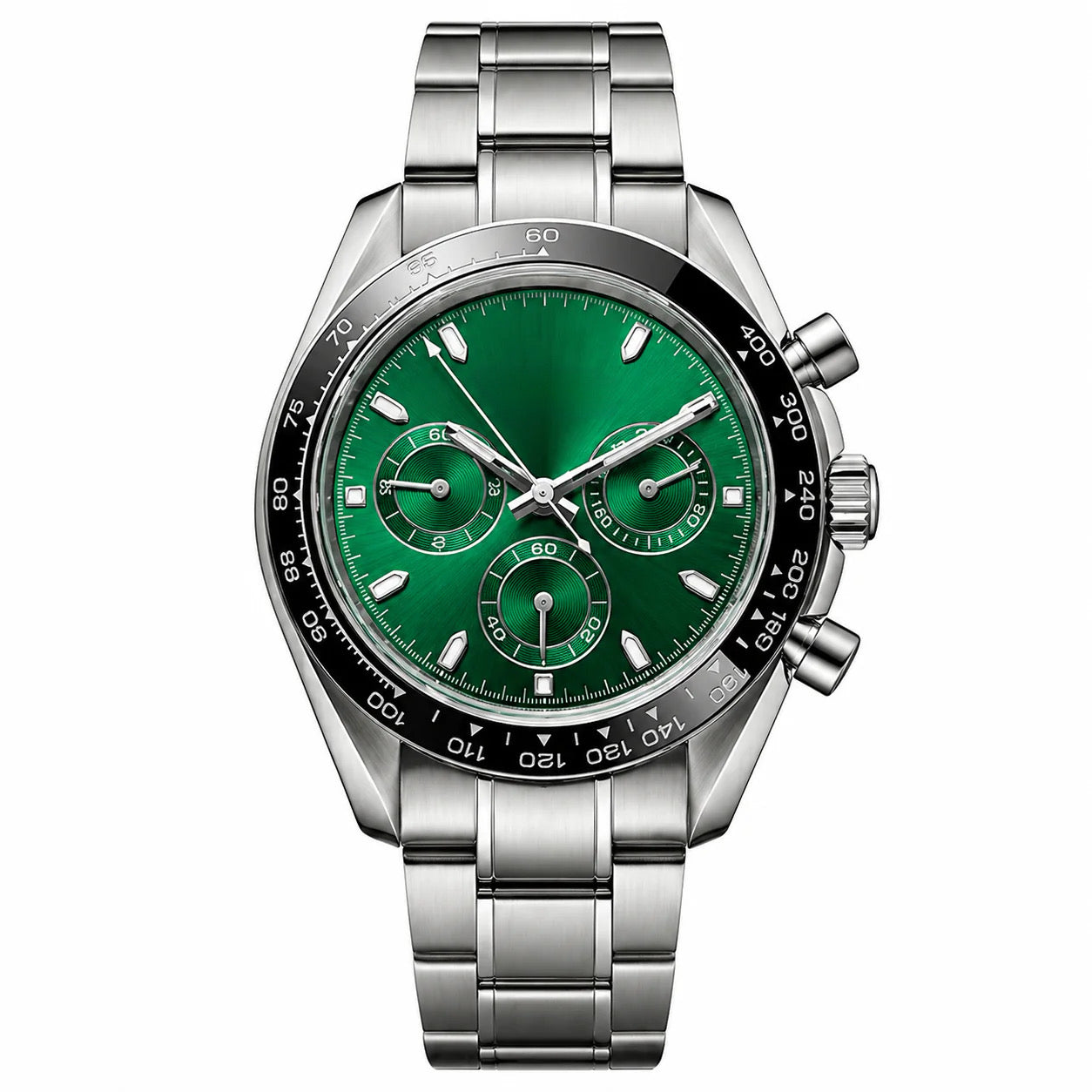 Silver Green Dial