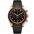 Chrono Rosé Gold Black Dial Style