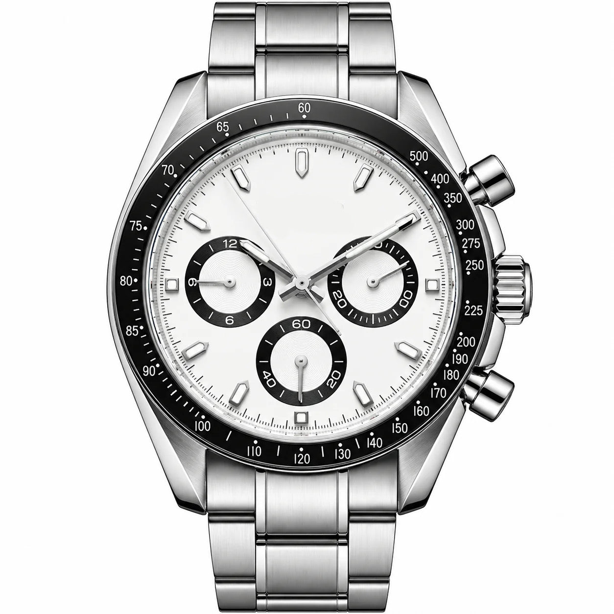 Chrono Silver Panda Dial